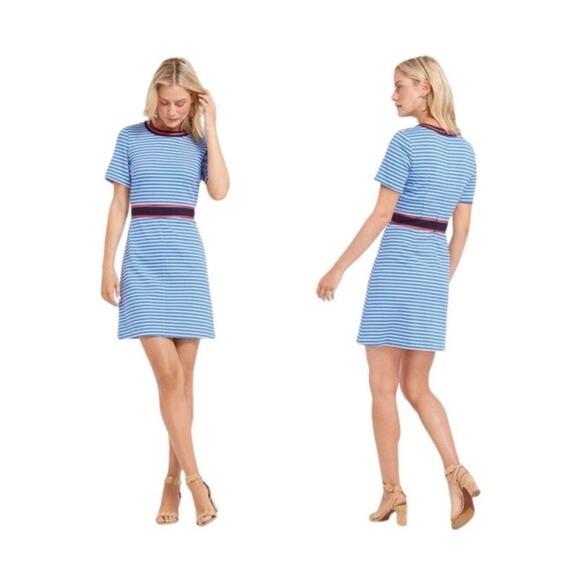 Draper James Persley‎ Ponte Dress – Size XXL – Navy/White Stripe - Picture 1 of 8